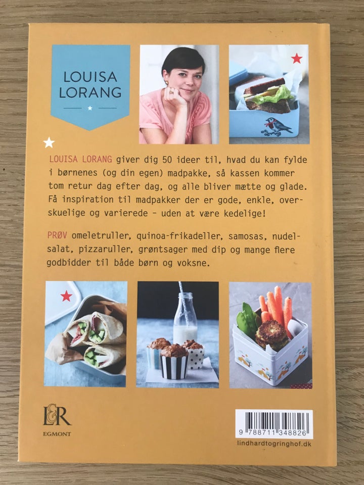 Madpakkebogen, Louisa Lorang, emne: mad og vin