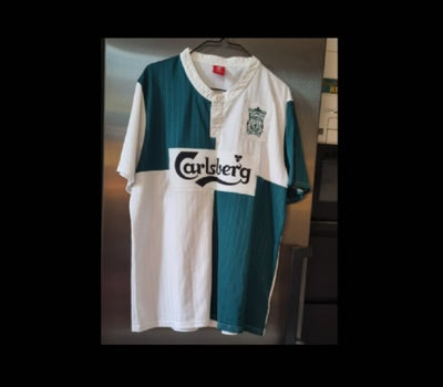 Fodboldtrøje, Udebanetrøje, Liverpool / Carlsberg, str. Large, Liverpool 1995/96 Retro Away Retro Je