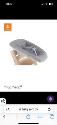Højstol, Stokke Tripp Trapp Newborn Set, Grey model. Købt i januar 2023 og brugt til 1 barn. Stand s