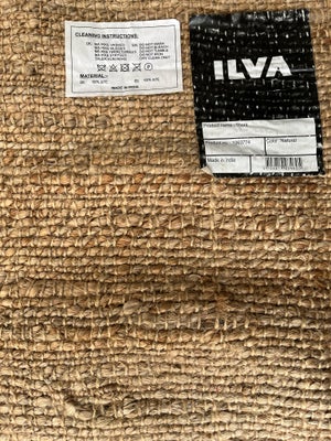 Gulvtæppe, Natur, b: 170 l: 240, Thora Natur tæpper fra ILVA.

Fejlkøb.

2 stk nye tæpper 170 x 240 