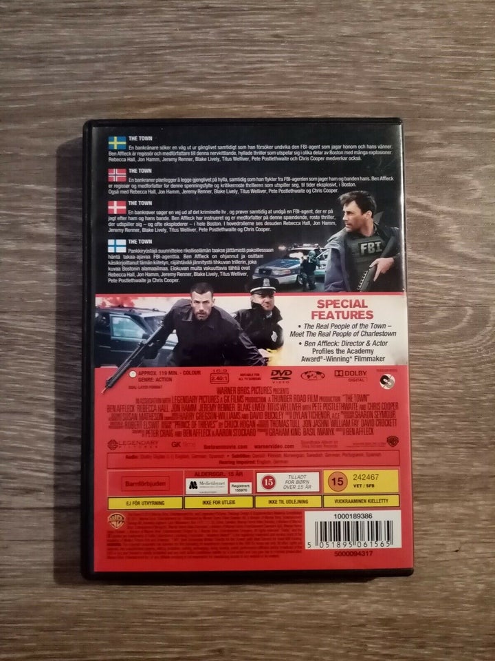 The town, DVD, action