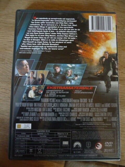 Mission Impossible 3, DVD, action