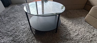 Sofabord, VITTSJÖ, IKEA, sortbrun/glas, 75 cm

Perfekt tilstand. Nykøb.
Sælges fordi vi fandt ud af,