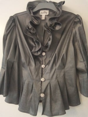 Bluse, Joseph Ribkof , str. 44, Sølv grå , Taft, Næsten som ny, Brugt kun to gange
Np 2200kr