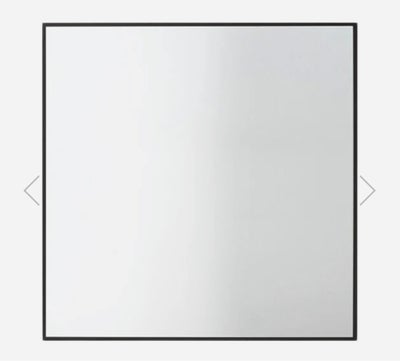 By Lassen spejl, By Lassen, Sælger mit view spejl fra by Lassen med sort ramme.
Det måler 56x56 cm o