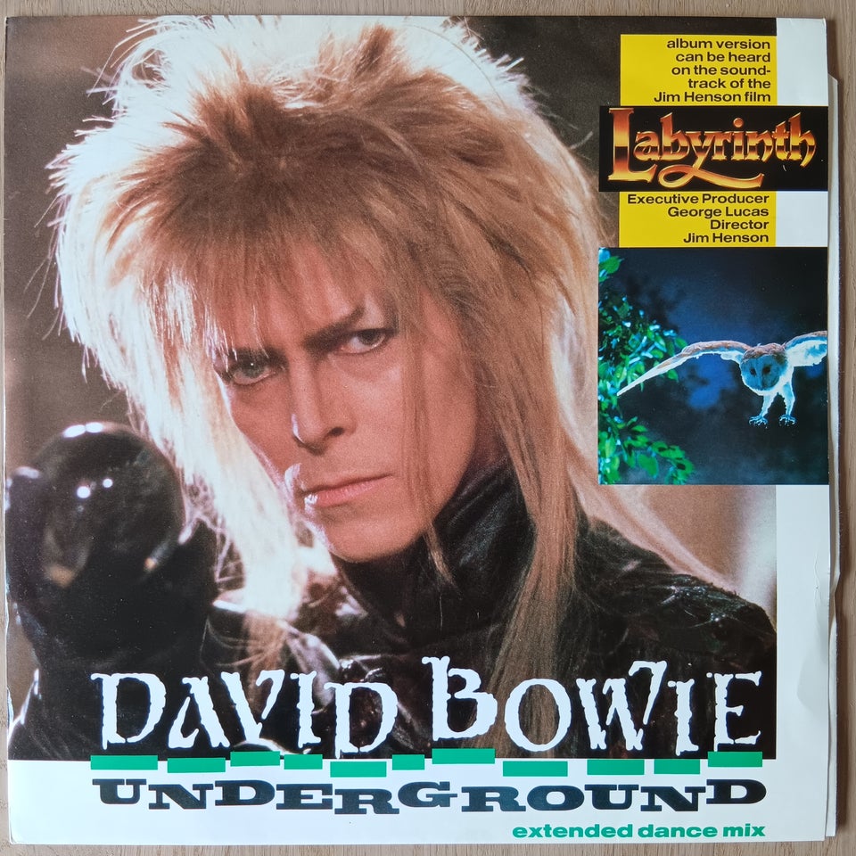 Maxi-single 12", David Bowie, Underground (Extended dance