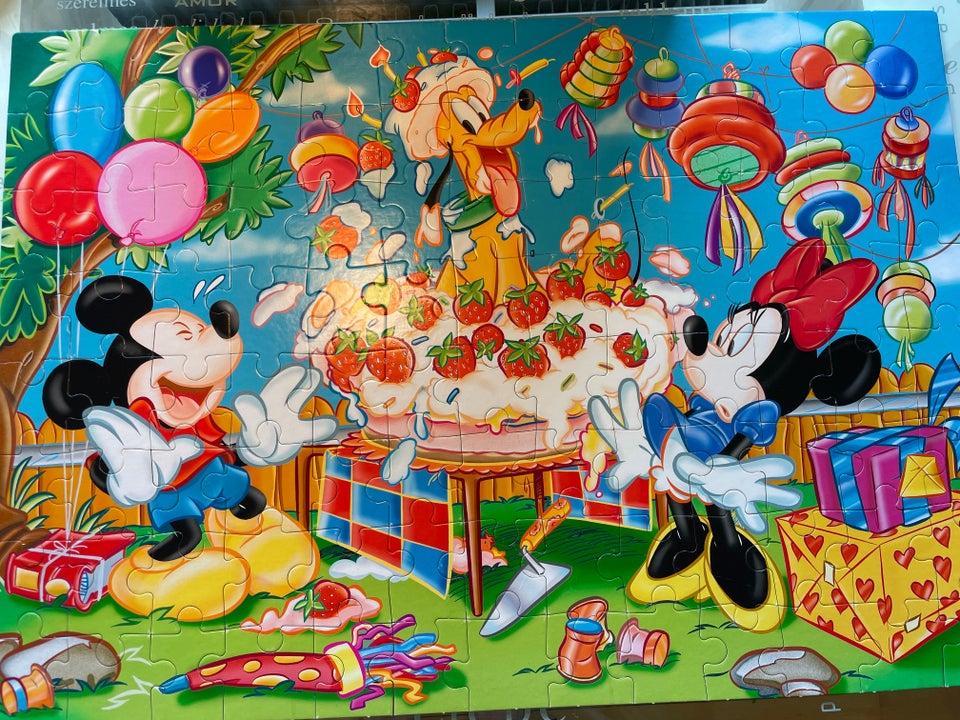 Maxi puzzle, Disney bærnepuslespil 104 store brikker,