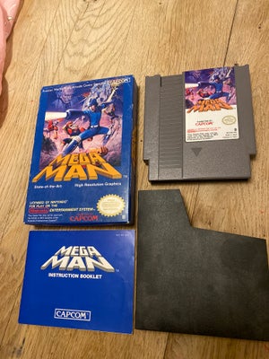 Mega Man, NES, Mega Man SCN til Nintendo Nes. Meget skarpt pap, super flot!!! (Se billeder) flere bi