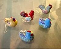 5 keramik høner