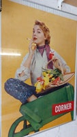 Reklame plakat, Sven Brasch, motiv: Corner cigaretter