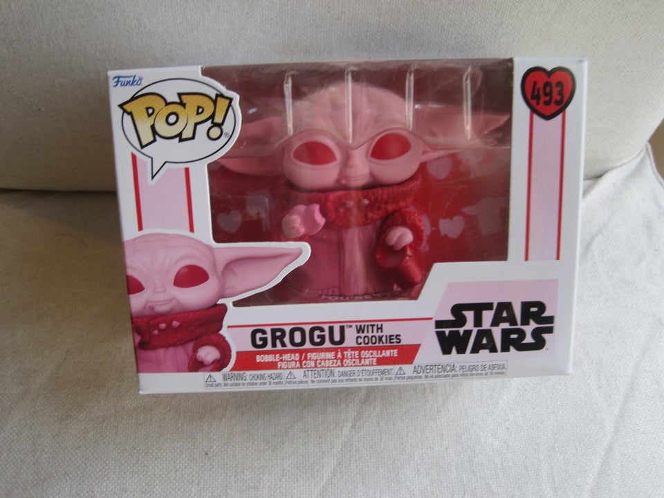 Funko Pop #493 Grogu with cookies.