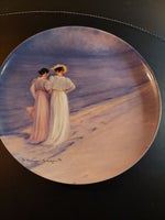 Platter porcelæn, PS Krøyer og Michael Ancher