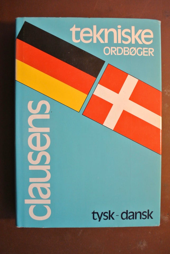 clausens tekniske ordbøger tysk-dansk, emne: sprog