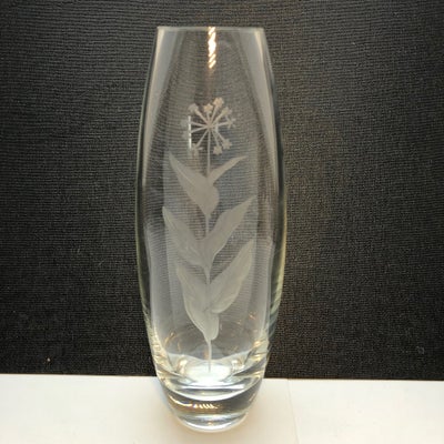 Glas, Vase, Holmegaard, En super flot vase fra Holmegaard signeret af ARNE BANG
Højden er 22 cm i fl
