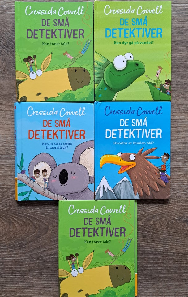 "De små detektiver", Cressida Cowell