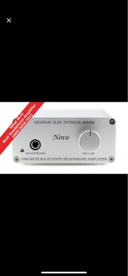 Hovedtelefonforstærker, Andet, GRAHAM SLEE Novo, Perfekt, Super køb…Graham SLEE Novo hovedtelefonfor
