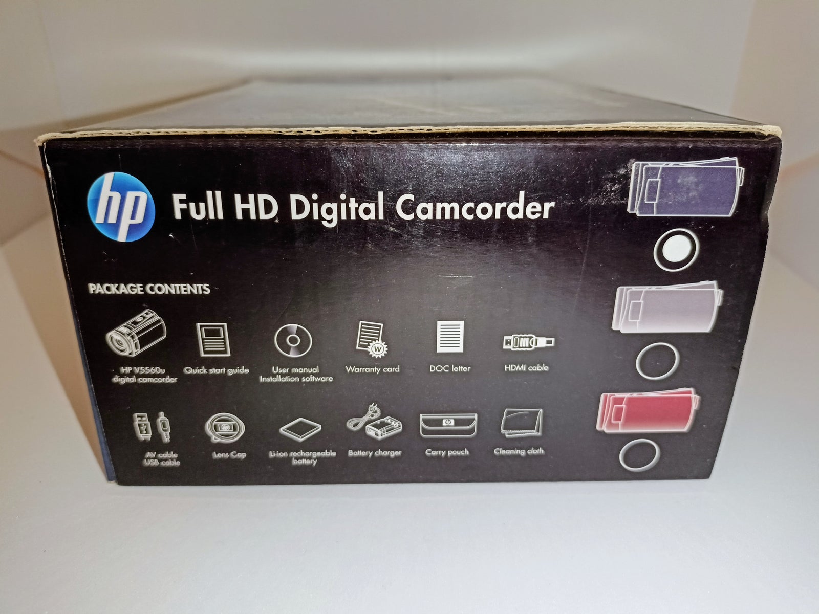 Fuld HD digitalt videokamera, HP, V5560u