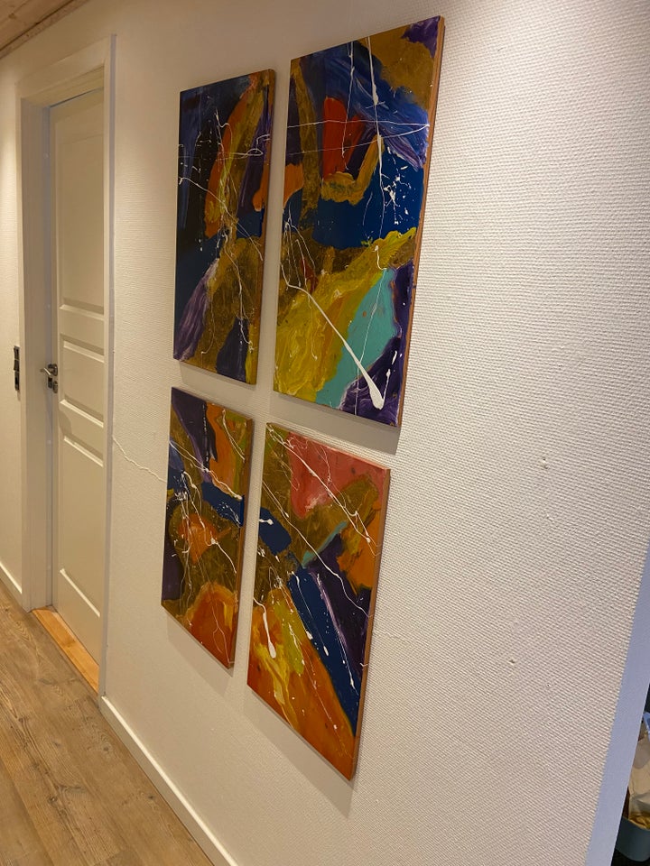 Collage, Ole Østrup, motiv: Abstrakt
