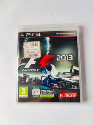 Formel 1 2013 ps3, PS3, racing, Sælger min.

Formel 1 2013 til PlayStation 3