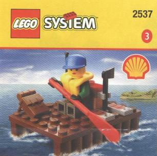 Lego System, 2537 Extreme Team Raft
Komplet med byggevejledning minifigur og alle klodser.
Ingen æsk