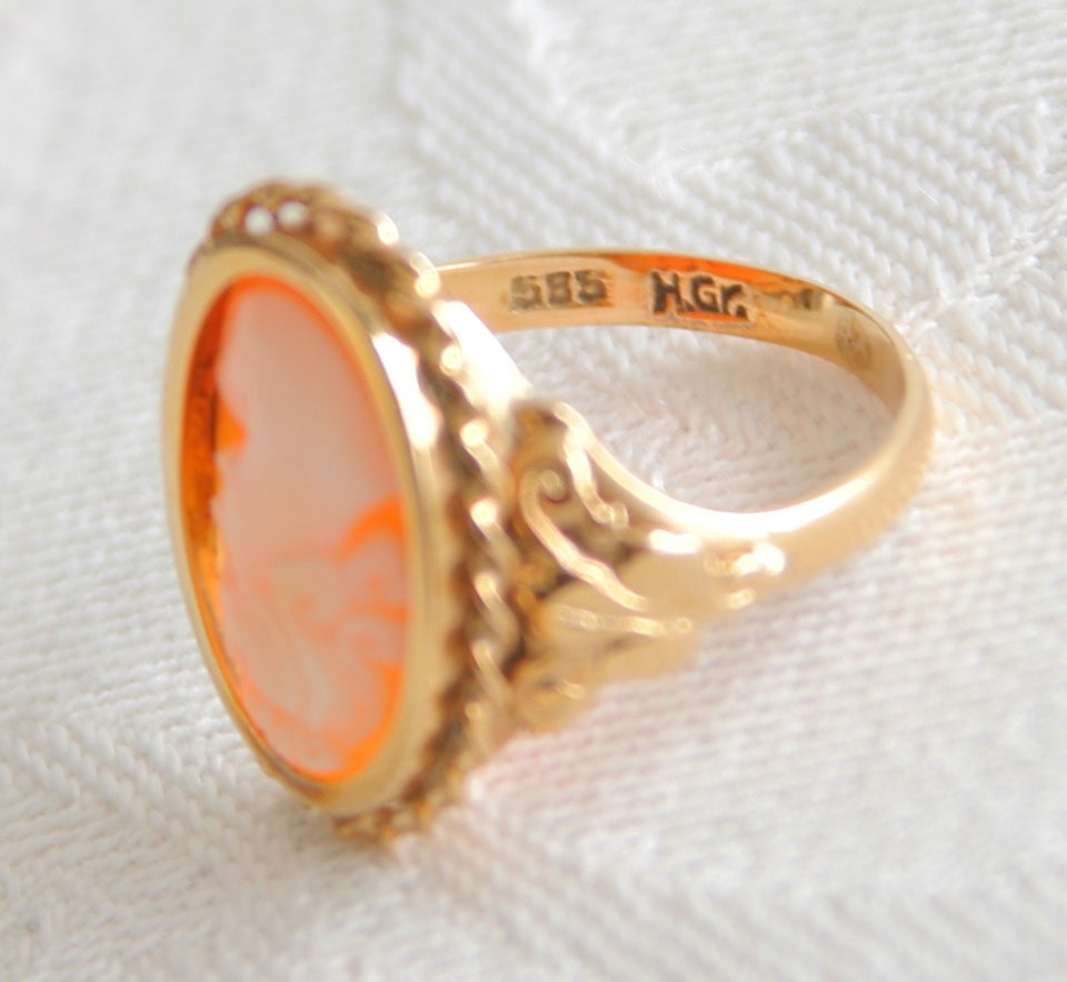 Ring, guld, Hugo Grün