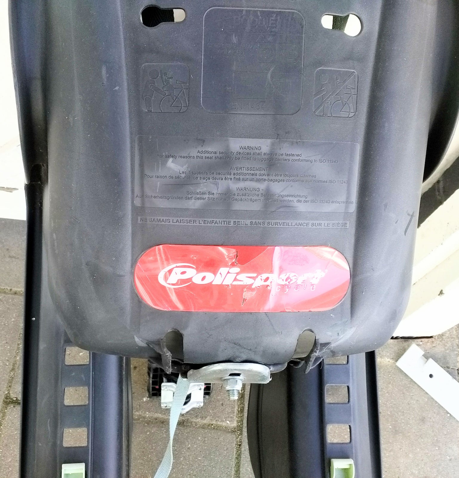 Cykelstol, op til 22 kg , Polisport