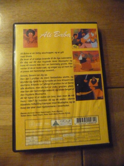 Ali Baba, DVD, tegnefilm