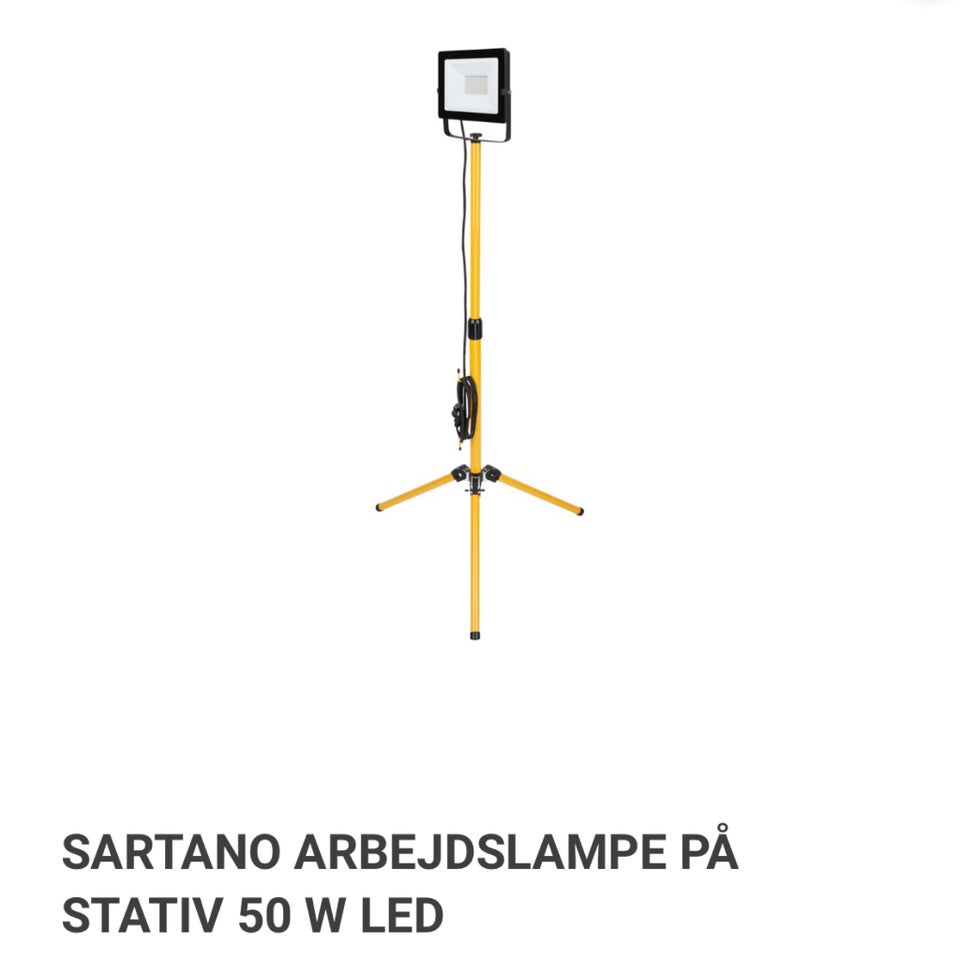 Arbejdslampe på stativ 1x50 W