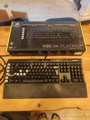 Gaming, Corsair Gaming , K95 RGB Platinum , God, Sælger mit gamer keyboard, da jeg ikke bruger det m