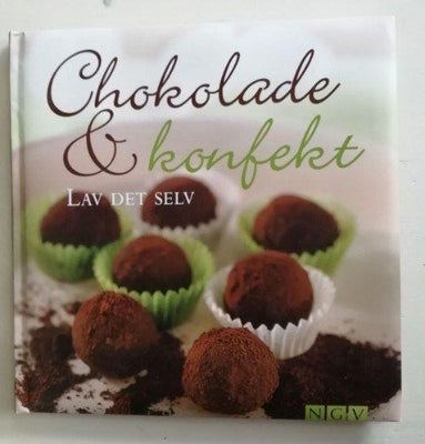 Chokolade & konfekt - lav det selv, emne: mad og vin, 96 sider, hardback
Bogen er som ny
