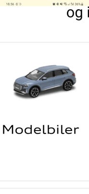 Hejsa, hvis du står med en Audi Q4 etron 1:43 geyser blue modelbil som du vil sælge, så vil jeg gern