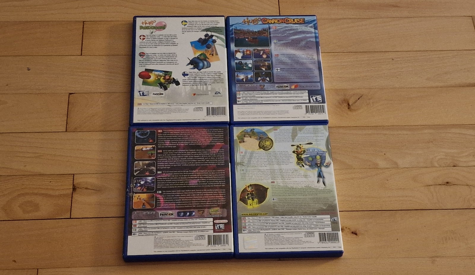 Hugo Serien - 4 spil, PS2