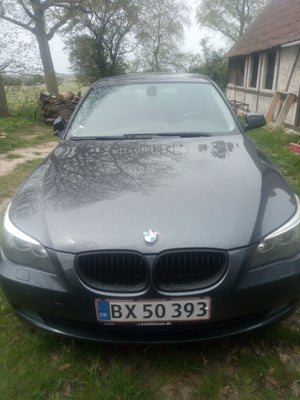 BMW 520d, 2,0 Touring, Diesel, 2009, km 395000, gråmetal, træk, nysynet, klimaanlæg, aircondition, A