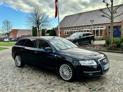 Audi A6, 2,4 V6 Avant, Benzin, 2006, km 370000, sortmetal, træk, klimaanlæg, aircondition, ABS, airb