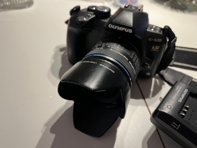 Olympus Olympus E-520, spejlrefleks, God, Olympus E-520 digitalt spejlreflekskamera sælges. Købt i U