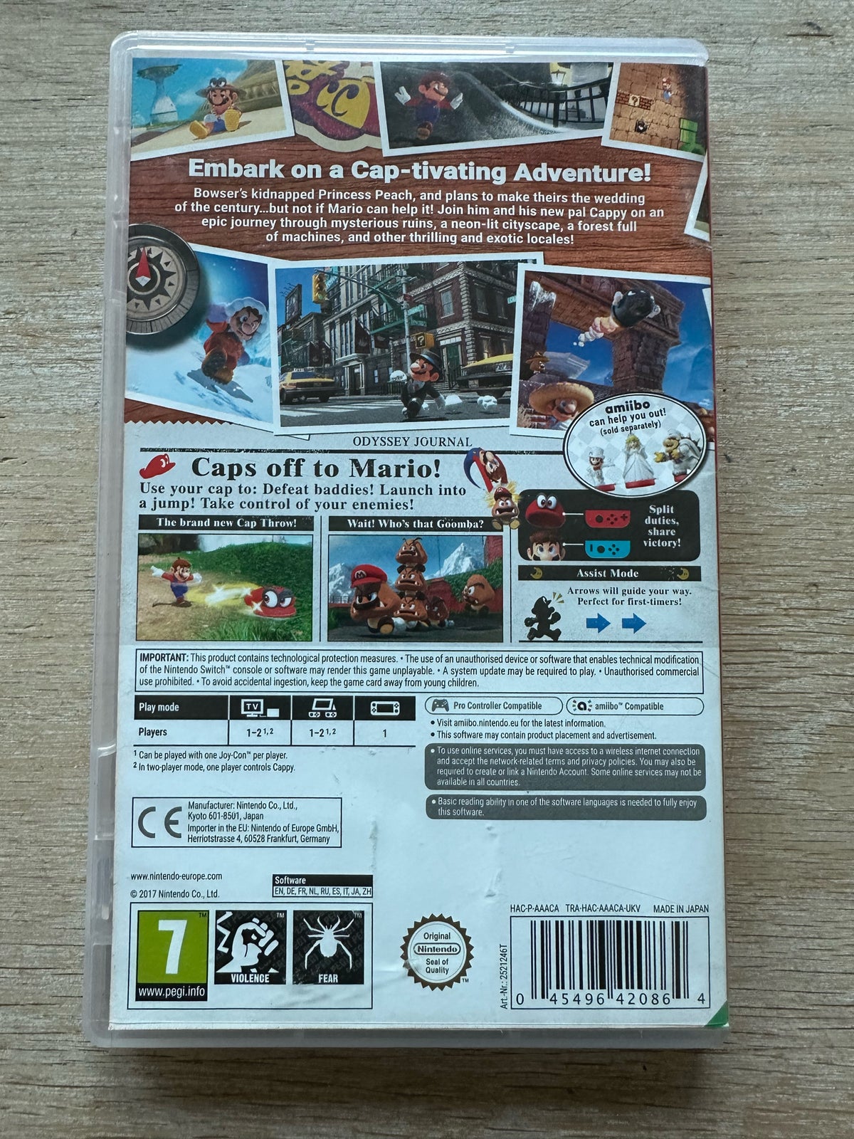 Super Mario Odyssey. , Nintendo Switch, adventure