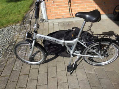 Foldecykel, City Star, 3 gear, Samlet pris for begge cykler
Der medfølger transporttaske
Fodbremse t