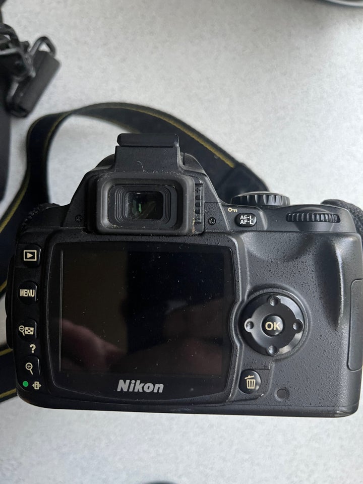Nikon D40, spejlrefleks, 18-55mm linse x optisk zoom