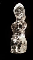 Glas figur, Uno westerberg Pukeberg, motiv: Kvinde torso