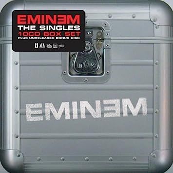 Eminem: The Singles box set, hiphop, Boks-sæt for samlere med 10 + 1 CD. inkl. Unreleased PROMO Sing