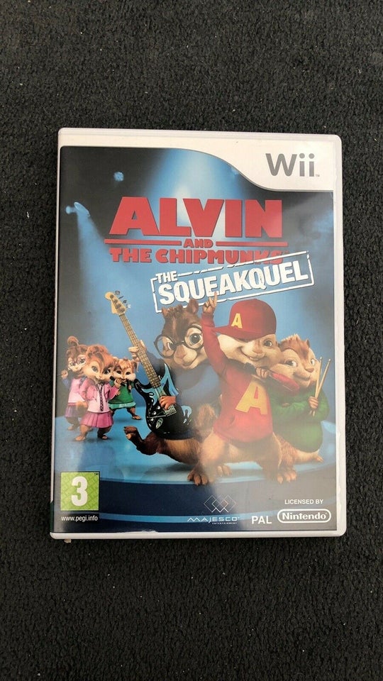 Alvin and the chipmunks, Nintendo Wii