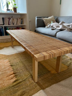 Sofabord, Ikea, Ikea flettet bord/bænk fra Stockholm 2017 kollektionen. 
Har få brugsspor, enkelte k