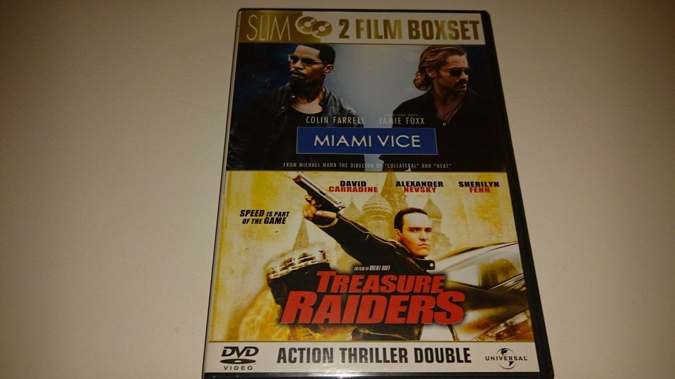 Miami Vice og Treasure Raiders, DVD, action