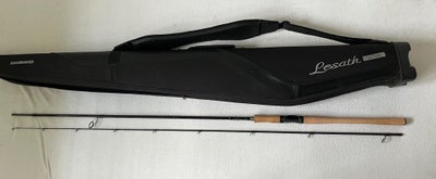 Fiskestang, Shimano Lesath ULTRA 14-40, Shimano Leasth Ultra 14-40 MH 9"
Meget fin stand.
9 fod - 2,