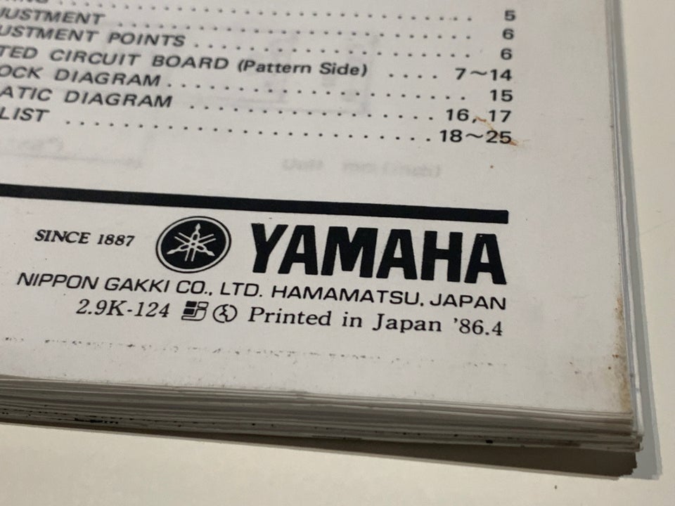 Effektforstærker, Yamaha, M-85