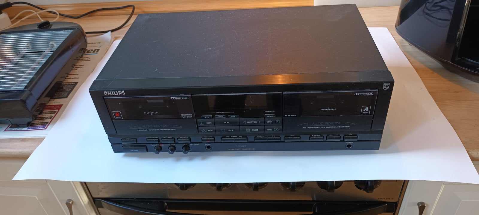 Båndoptager, Philips, Fc 670 tape deck