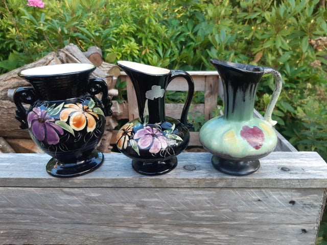 Keramik, Vase+små kander, 1950'erne, se opslag, West…