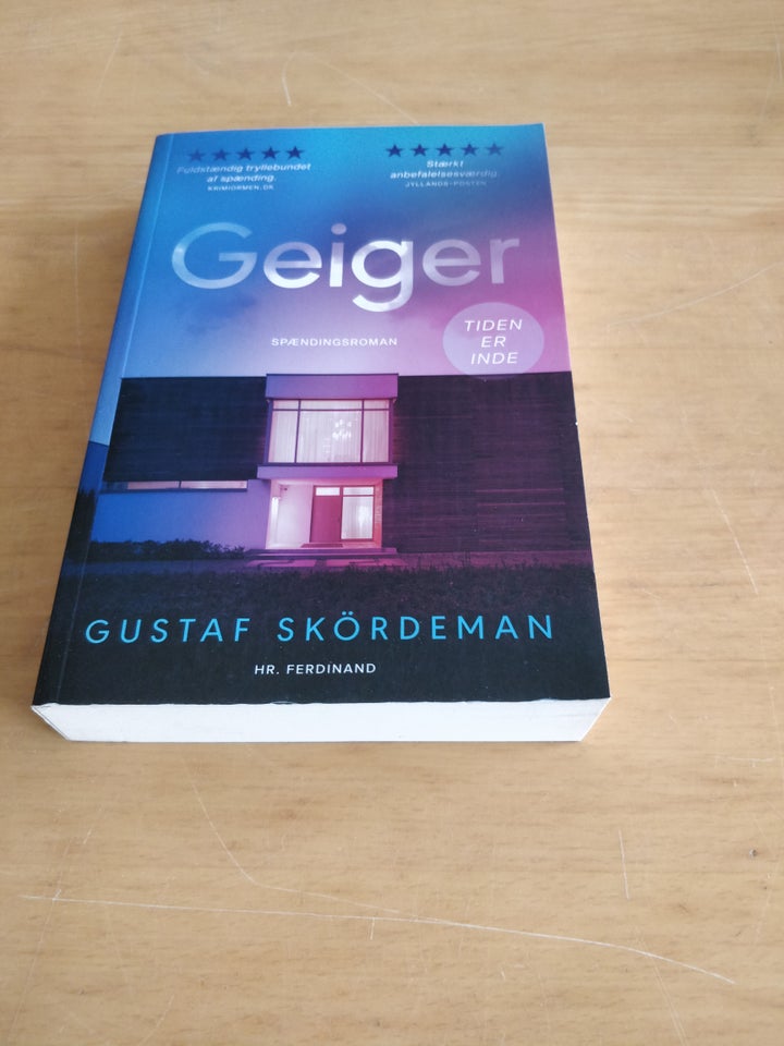 Geiger, Gustaf Skördeman, genre: krimi og spænding