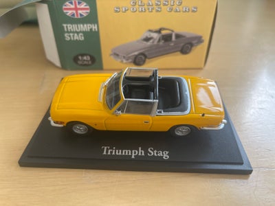 Modelbil, Triumph Stag, 1:43 classisk sportsbil