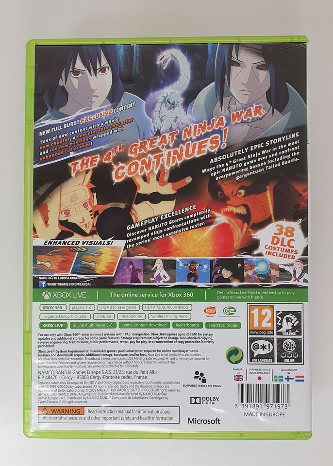 Naruto Shippuden, Xbox 360